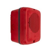 System Sensor (SPRKL) Outdoor Speaker Wall, Plain, Red