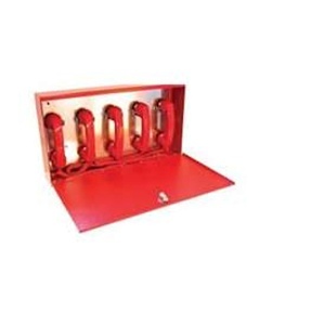 Space Age SSU00566, Space Age (SSU00566) Etc Fpc 5-Phone Cab Storage Red/Wht Letter 23 1/2 X 13