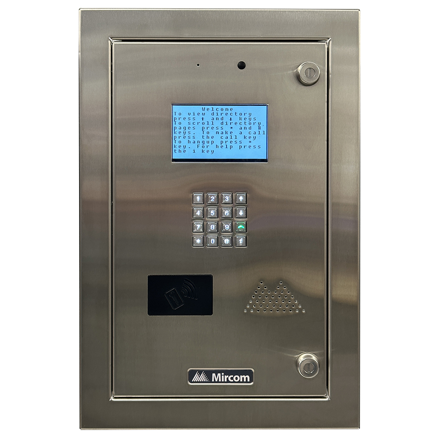 Mircom TX3-2000-8CR-C, Mircom (TX3-2000-8CR-C) “Reinforced 2000 Name Electronic Directory Flush Mount Telephone Access…
