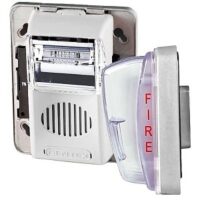 Gentex (WGEC24-75PWW) (904-1246-002) Outdoor Horn/Strobe, Fixed 75 Candela, Wall Mount