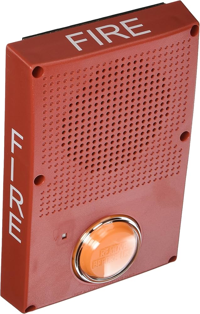 Edwards WGSRF, Edwards (WGSRF) Outdoor Speaker, Red, Fire Marking