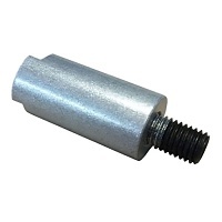 rsg (dhe2pc), RSG (DHE2PC) 2″ EXTENSION ROD, POWDER COATED, CHROME