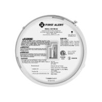 First Alert (SMI100-AC) Precision Detection Interconnect Hardwired Smoke Alarm With Battery Backup