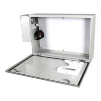 STI EM243608A1 (Horizontal Mt) - Large Metal Protective Cabinet w/ AC & Heater (No Window)