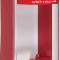 STI STI-13310FR Universal Stopper Dome Cover w/Enc Fl Bkbx, Red Housing, Fire Label