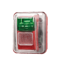Gentex (WGESB24-75PWW) Outdoor Strobe Only, Blue Lens, Fixed 75 Candela, Wall Mount