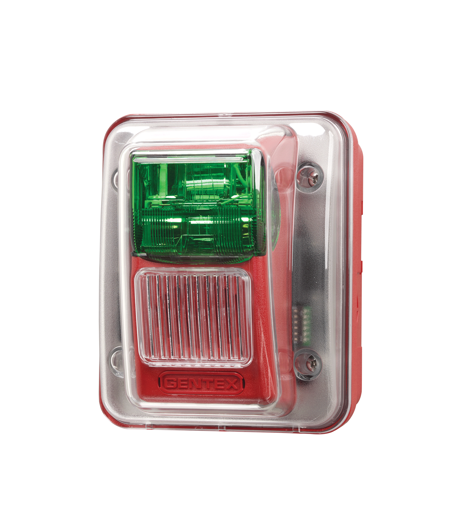 Gentex WGESB24-75PWW, Gentex (WGESB24-75PWW) Outdoor Strobe Only, Blue Lens, Fixed 75 Candela, Wall Mount