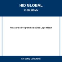 Hid (1326LMSMV) Hid Proxcard Ii,Prog,F Matte, Logo, Match#