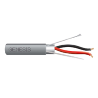 Genesis (32211109) 16/2 stranded shielded, 1000 pull box, gray, security & control, plenum