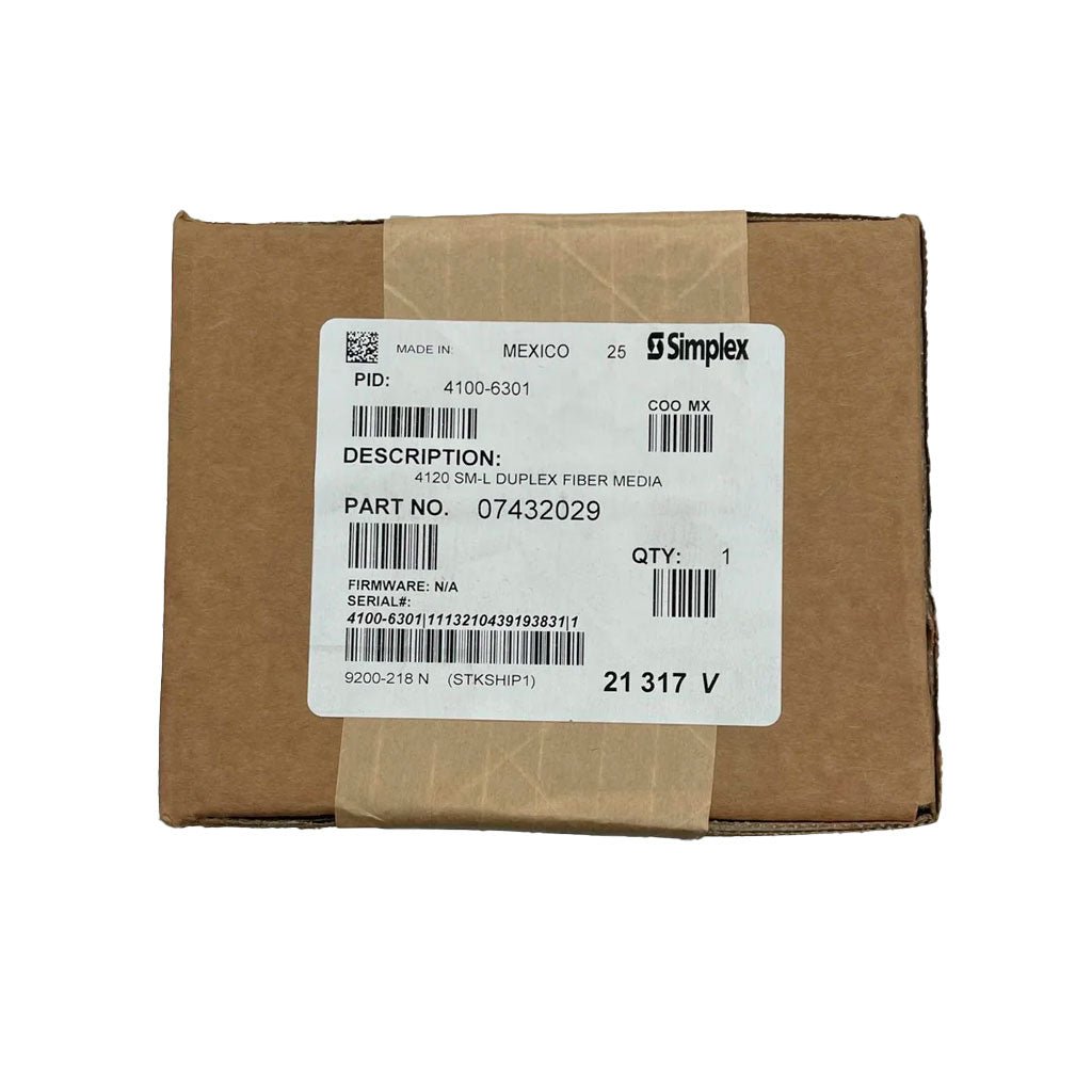 simplex 4010-6301 fiber media, Simplex (4010-6301) 4120 sm-l duplex fiber media