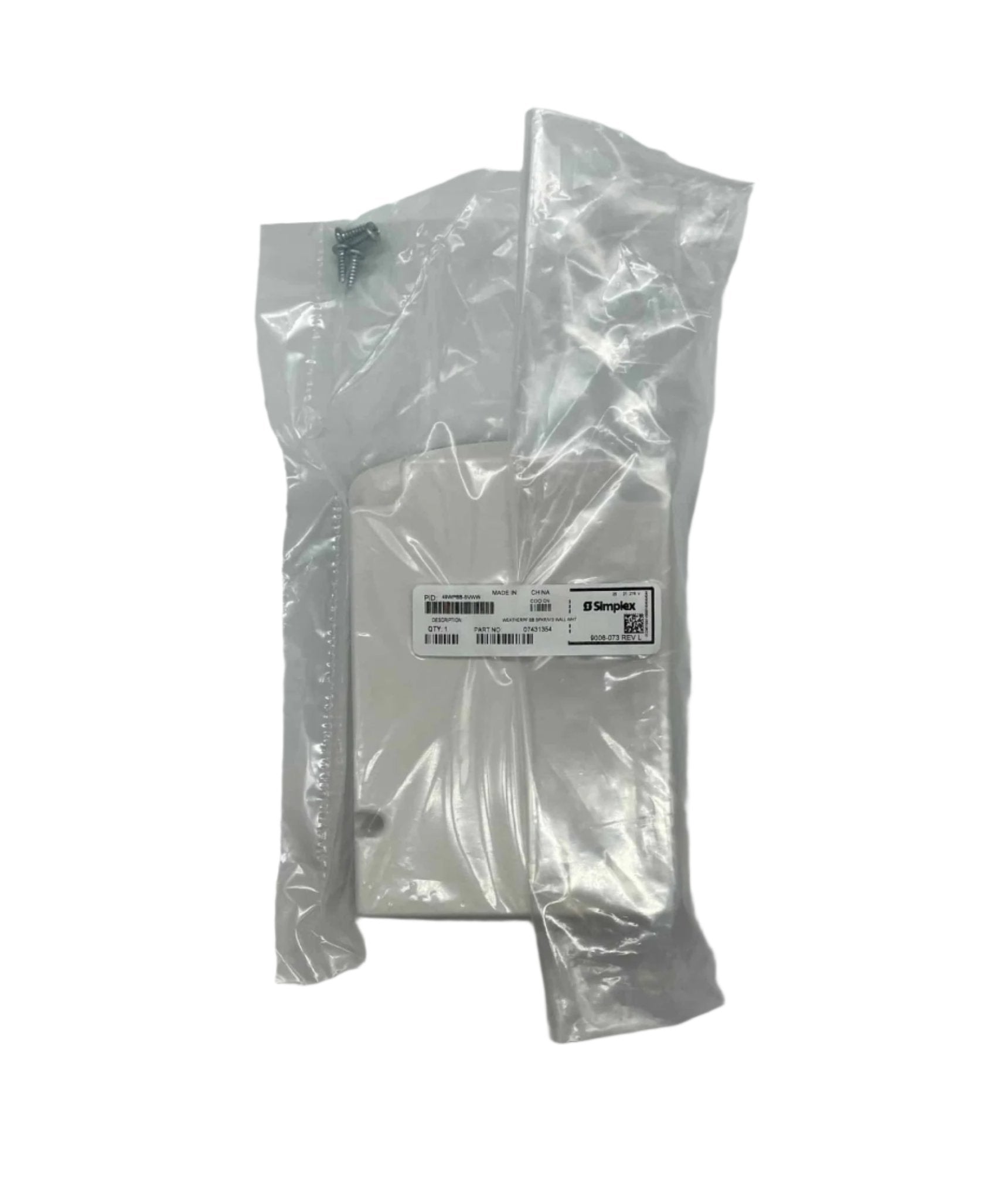 Simplex 49WPBB-SVWW, Simplex (49WPBB-SVWW) Weatherpf bb spkr/vis wall wht