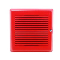 WHEELOCK (EL4XSPST-FR) Eluxa NEMA 4X Speaker Strobe, Red, Clear