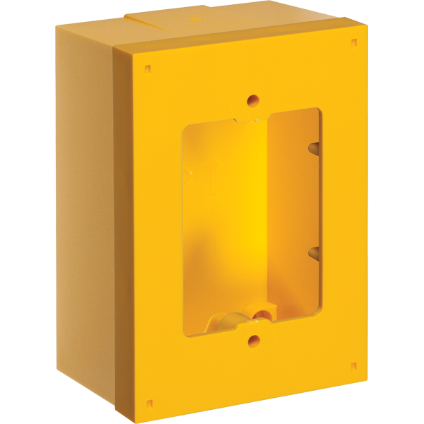 STI KIT-71101A-Y, STI (KIT-71101A-Y) “back box & spacer kit for 0 or 3 switch in red,