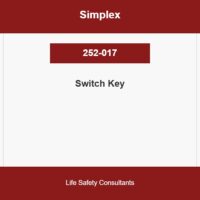 Simplex (252-017) Switch key