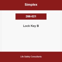 Simplex (266-021) Lock, key "b"