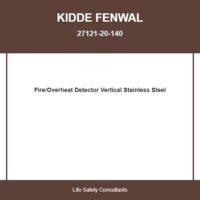 Kidde Fenwal (27121-20-140) Fire / Overheat Detector, Vertical, Stainless Steel, Normally Open