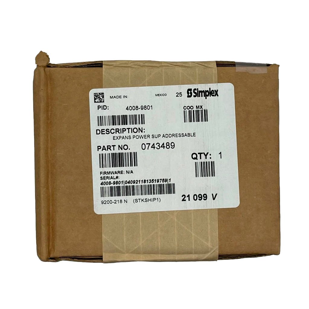 Simplex 4008-9801, Simplex (4008-9801) Expans Power Sup Addressable