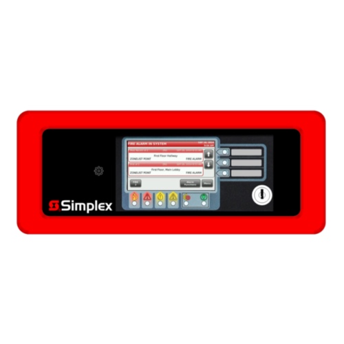 Simplex 4606-9202BA, Simplex (4606-9202BA) Color Lcd Annunciator, Red, Ba