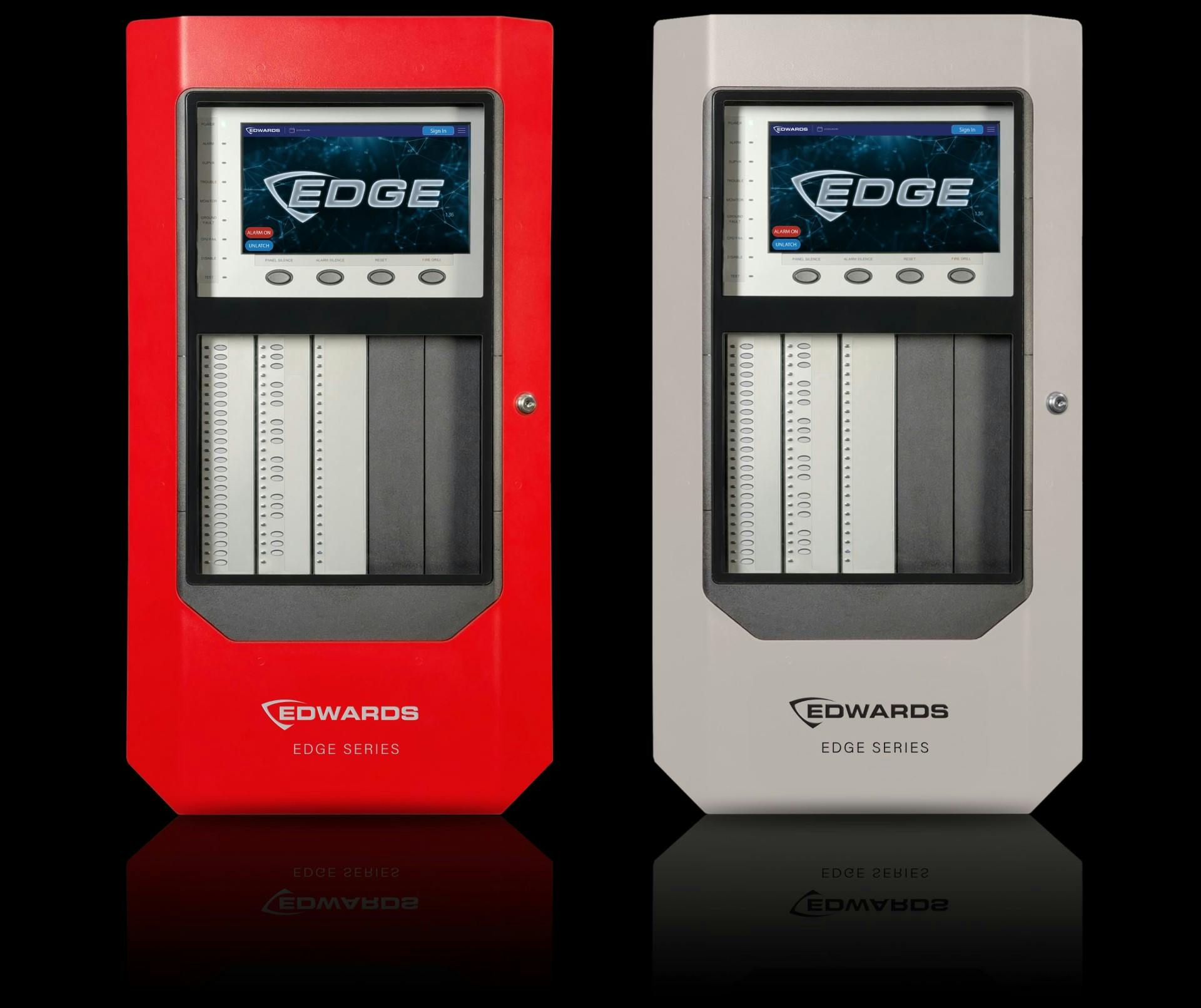 Edwards EDGE-ML-R, Edwards (EDGE-ML-R) Four Loop System With One Built-In 250-Point Loop, 110V/220V, Red Door