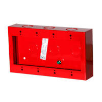 Space Age (IGB4R) Igb Backbox 4 Gang Red Surface 4-5/8X8-1/4X1-3/4Dp