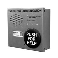 Space Age (SR01V) Shield Semi-Flush Remote Communication Station, Silver 7.25X8.5