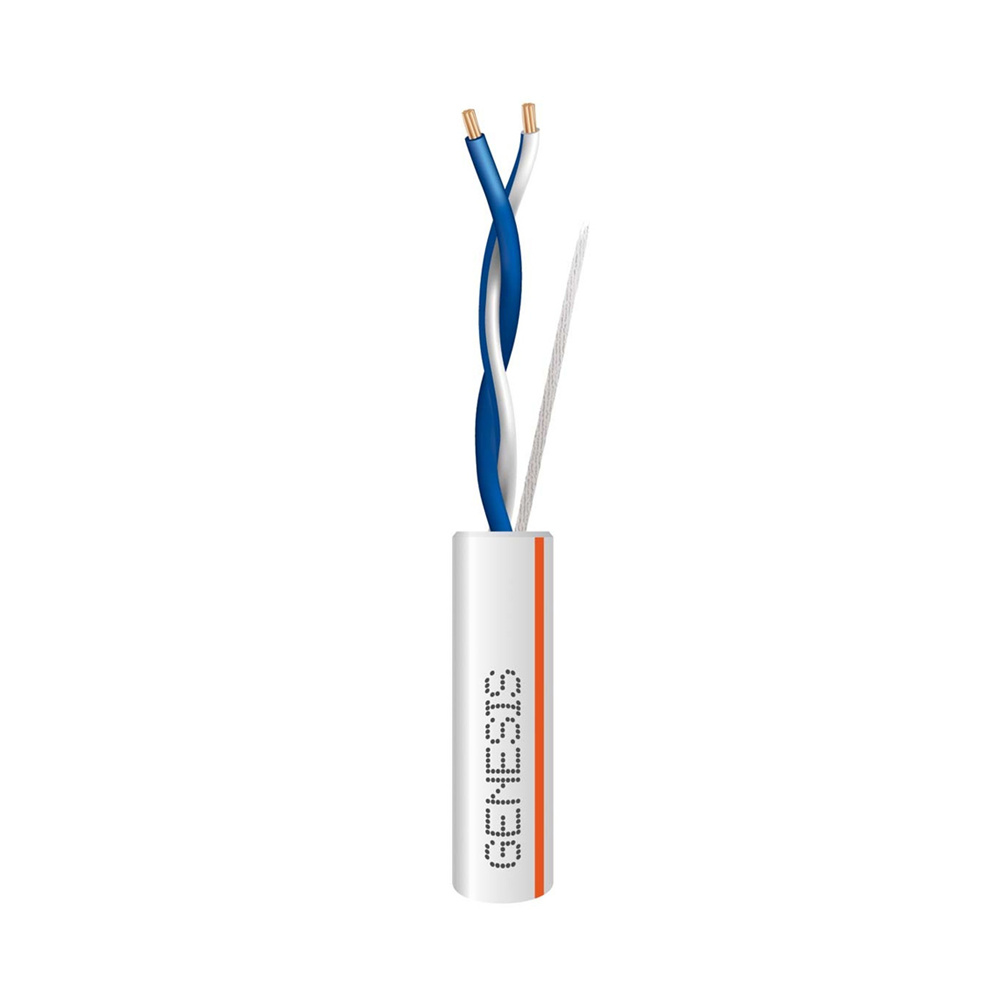 genesis 3252211a, Genesis (3252211A) 22/1Pr Stranded — Level 4 Lonworks, Plenum — White W/ Orange Stripe