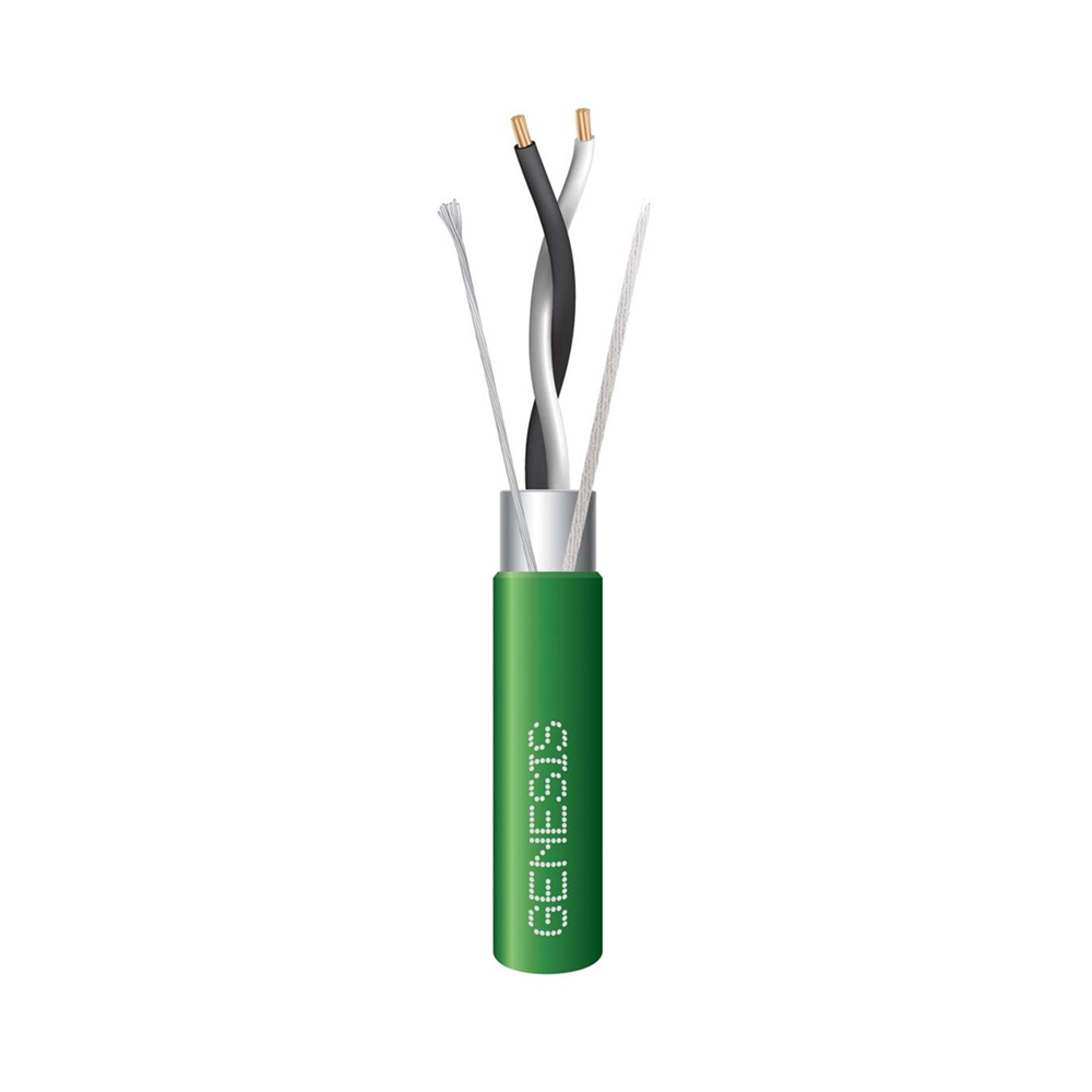 genesis 33202105, Genesis (33202105) 22/1Pr Stranded Shielded — Eia-485 / Bacnet, Plenum, Shielded Multipair — Green