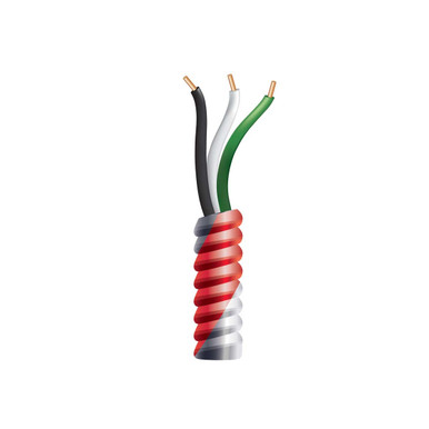genesis 429501m4, Genesis (429501M4) 14/4 Solid Tfn+Ground — Fire Alarm, Metal Clad — Metal Clad W/ Red Stripe