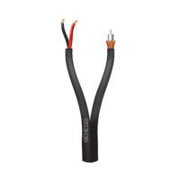 Genesis (50135008) Rg59 95 + 18/2 Stranded — Cctv Coax + Power, Gen Purpose — Black