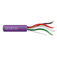 Genesis (52515510) 16/4 Stranded — Home Theater Sound, Riser, Unshielded — Purple