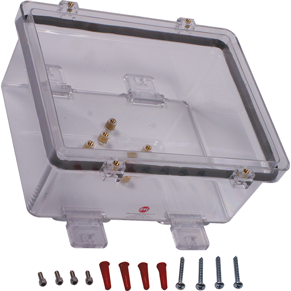 sti kit-06297a, STI KIT-06297A “A” Style Backbox for 1210/1221 series for Horn/Strobe Damage Stopper & Stopper Dome
