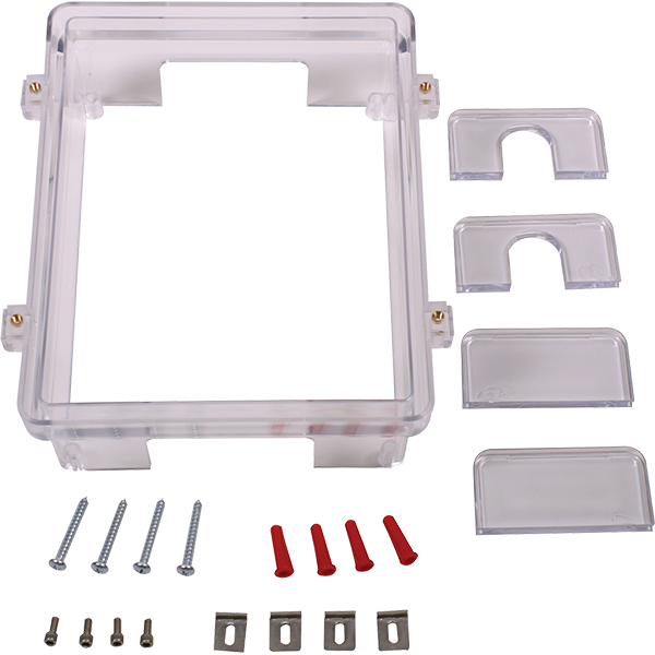 sti kit-06297d, STI KIT-06297D “D Style Backbox for 1210/1221 series for Horn/Strobe Damage Stopper & Stopper Dome