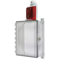 STI STI-7524 STI STI-7524 Polycarbonate Cabinet w/Red Siren/Str