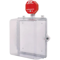 STI STI-7532 STI STI-7532 Polycarbonate Cabinet w/Siren Alarm,