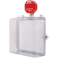 STI STI-7533 STI STI-7533 Polycarbonate Cabinet w/Siren Alarm,