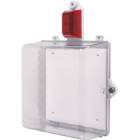STI STI-7534 STI STI-7534 Polycarbonate Cabinet w/Red Siren/Str