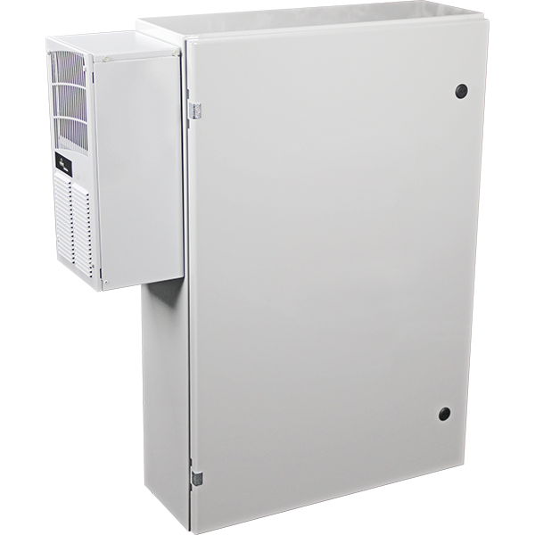 sti em362408a, STI EM362408A Large Metal Protective Cabinet w/ AC & Heater (No Window)
