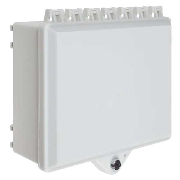 sti sti-7520-ow, STI STI-7520-OW NEMA 4X White Polycarbonate Cabinet w/Key Lock