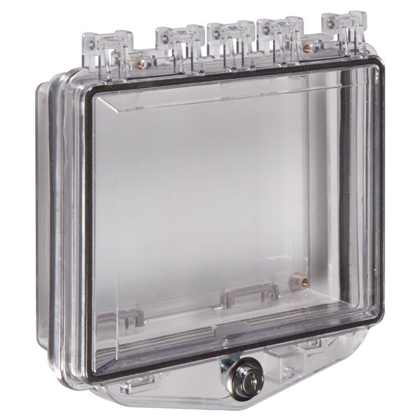 sti sti-7510f, STI STI-7510F Polycarbonate Enclosure w/Enc Bkbx & Exterior Key Lock