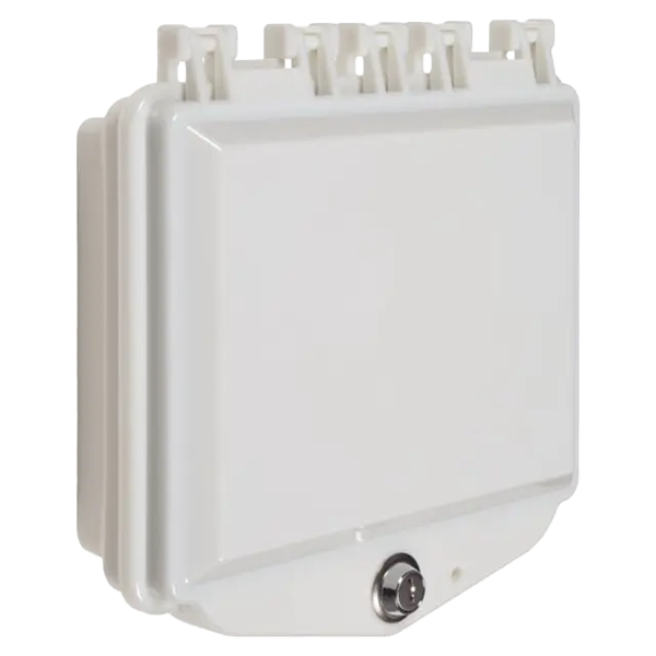 sti sti-7510f-ow, STI STI-7510F-OW White Polycarbonate Enclosure w/Enc Bkbx & Exterior Key Lock