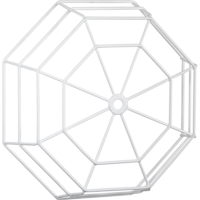 STI STI-9635 STI STI-9635 Small Wire Cage for Clocks, White
