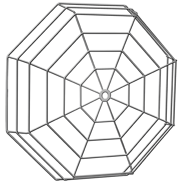 sti sti-9636-ss, STI STI-9636-SS Medium Wire Cage for Clocks, Stainless Steel