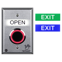 STI NT-CA100-EN STI NT-CA100-EN NoTouch Cast Aluminum Button, US S