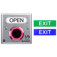 STI NT-CA300-EN STI NT-CA300-EN NoTouch Cast Aluminum Button, Euro