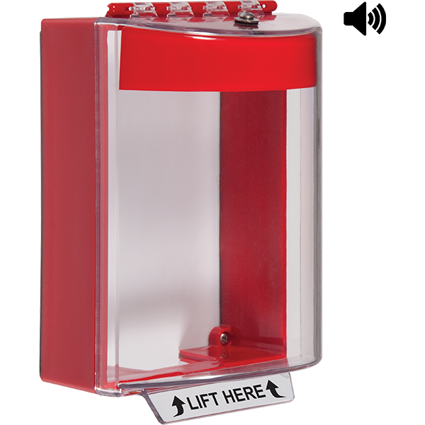 sti sti-13220nr, STI STI-13220NR Universal Stopper Dome Cover w/Spacer, Horn, Red Housing, No Label