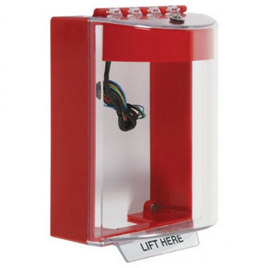 sti sti-13230nr, STI STI-13230NR Universal Stopper Dome Cover w/Spacer, Horn, Relay, Red Housing, No Label