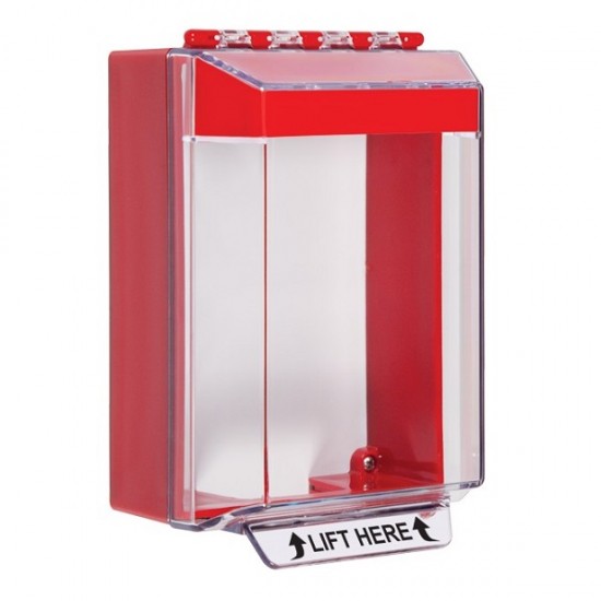 sti sti-14230nr, STI STI-14230NR Universal Stopper Low Profile Cover w/Spacer, Horn, Relay, Red Housing, No Label