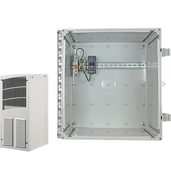 sti ep242410-t6, STI EP242410-T6 Poycarbonate Enclosure with A/C and Heat and Power Supply, 24 x 24 x 10, Tinted