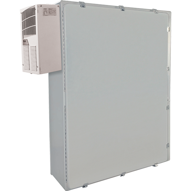 sti en483612-o2, STI EN483612-O2 Fiberglass Enclosure with A/C and Heat, 48 x 36 x 12, Solid Door