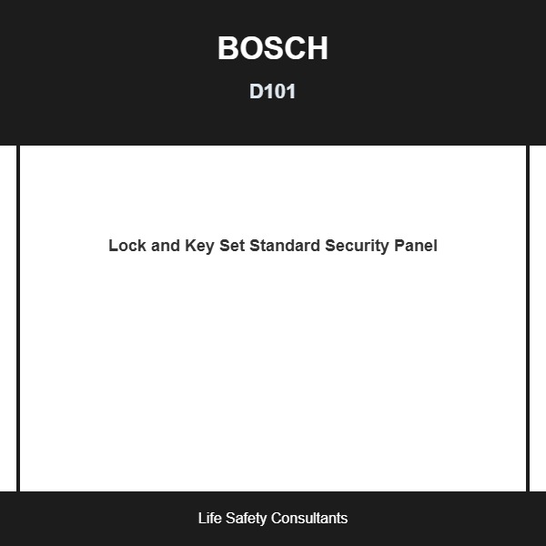Bosch D101, Bosch (D101) Bosch Lock & Key Set Standard